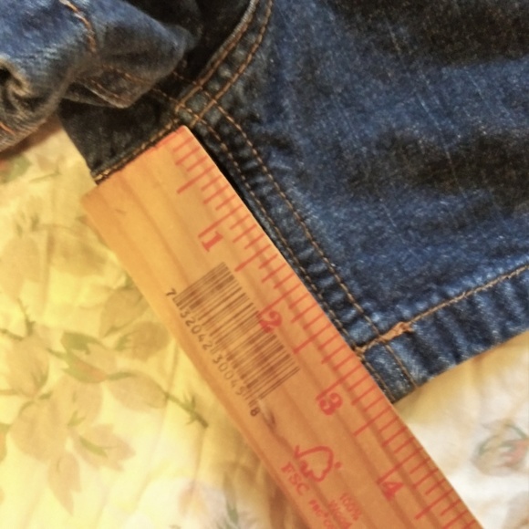 Tommy Hilfiger Denim Shorts sz 7 Dark Wash - Picture 7 of 7